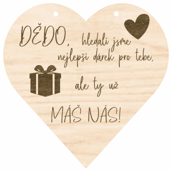 Srdce Dárek – Dědo