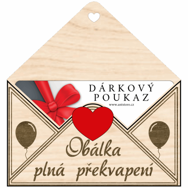 Domů Dřevěná obálka – Plná překvapení