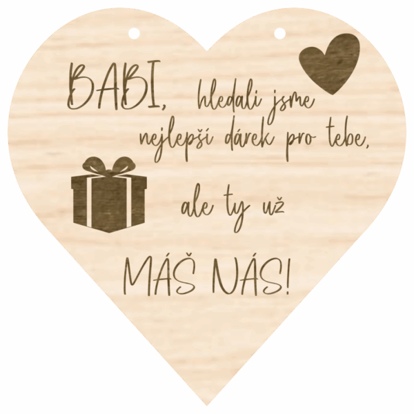 Srdce Dárek – Babi