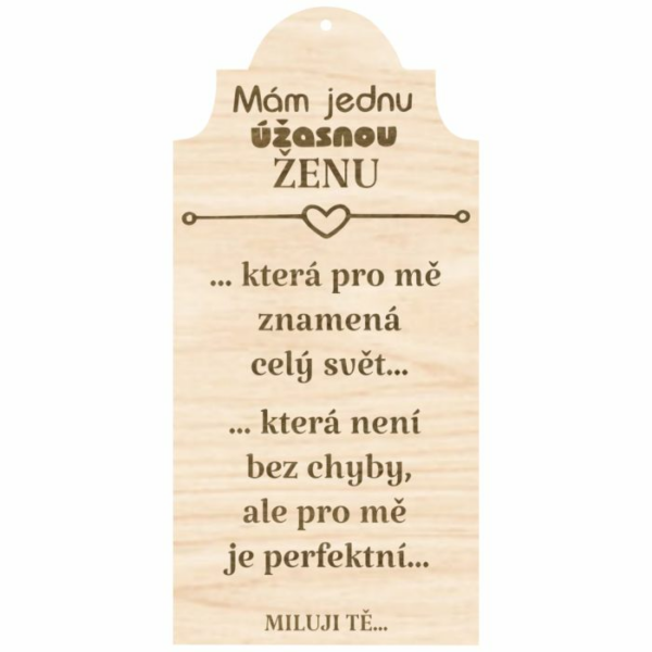 Cedulka s citátem – Úžasná žena