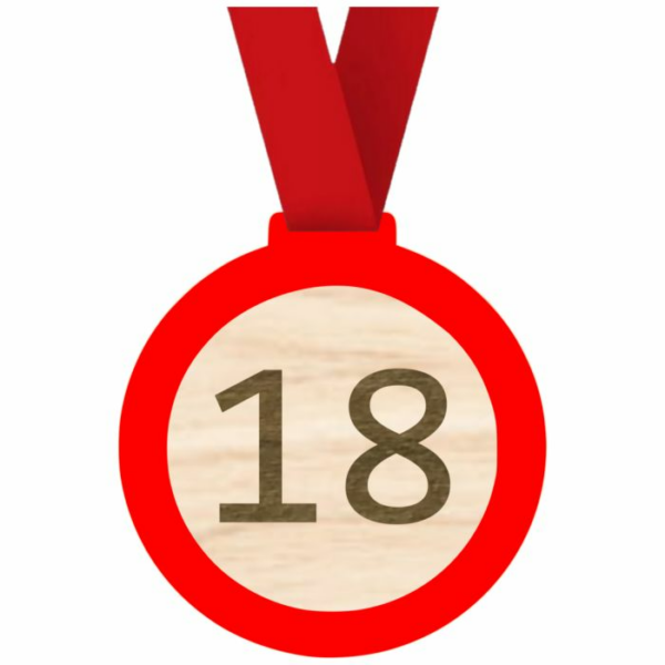 Narozeninová medaile – 18