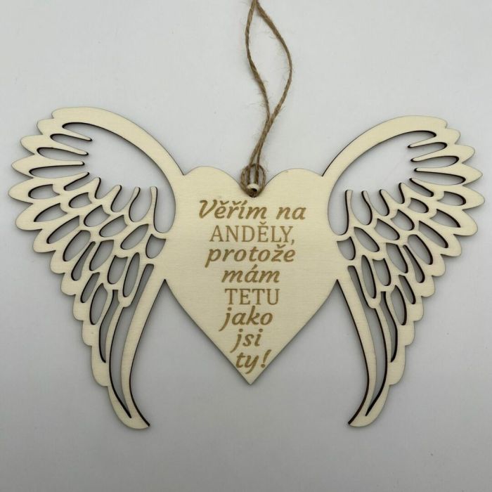 Srdce s křídly – Pro tetu Srdce s křídly – Pro tetu