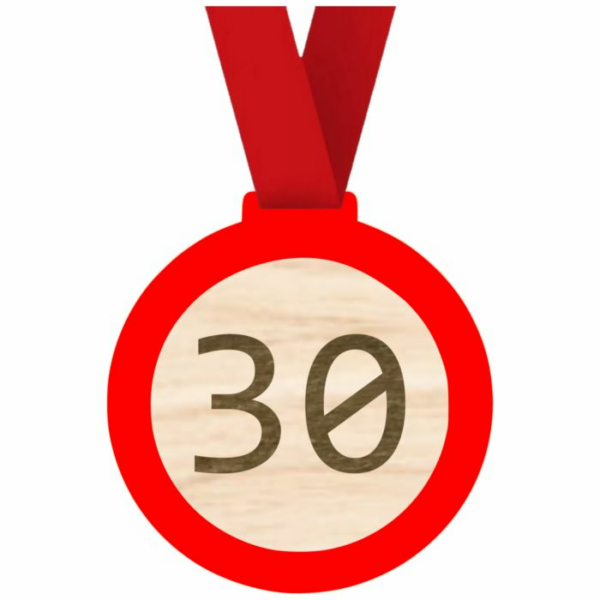 Narozeninová medaile – 30