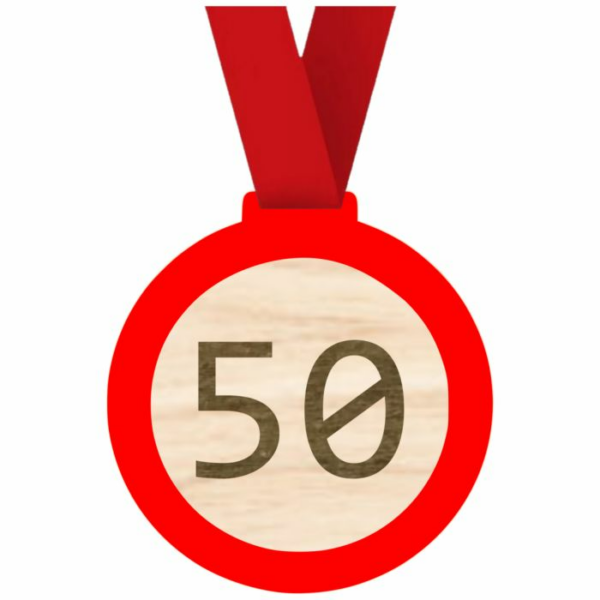 Narozeninová medaile – 50