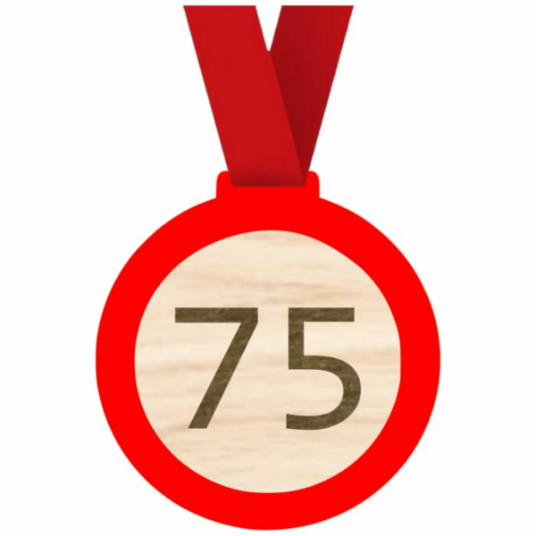 Narozeninová medaile – 75