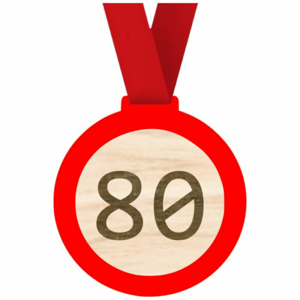 Narozeninová medaile – 80