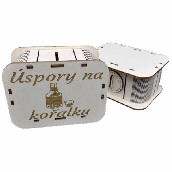 Pokladnička – Úspory na kořalku