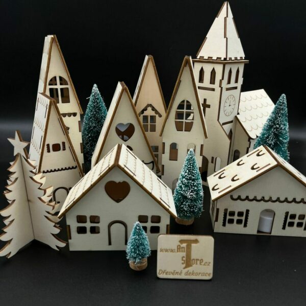 Dřevěné chaloupky