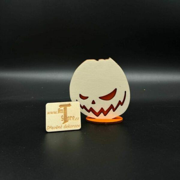 Dřevěná dýně na podestě – A4