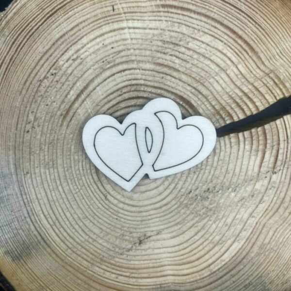 Dřevěný výřez – Srdce T10