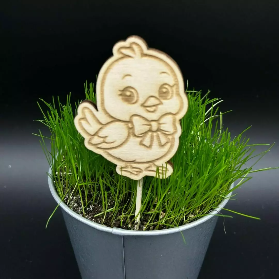 Zápich do truhlíku – Ptáček s mašlí Zápich do truhlíku – Ptáček s mašlí