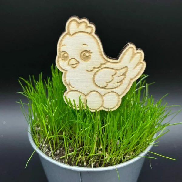 Zápich do truhlíku – Slepička s vajíčky