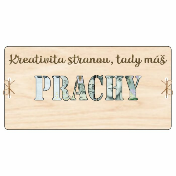 Kartička na peníze – PRACHY: Kreativita stranou