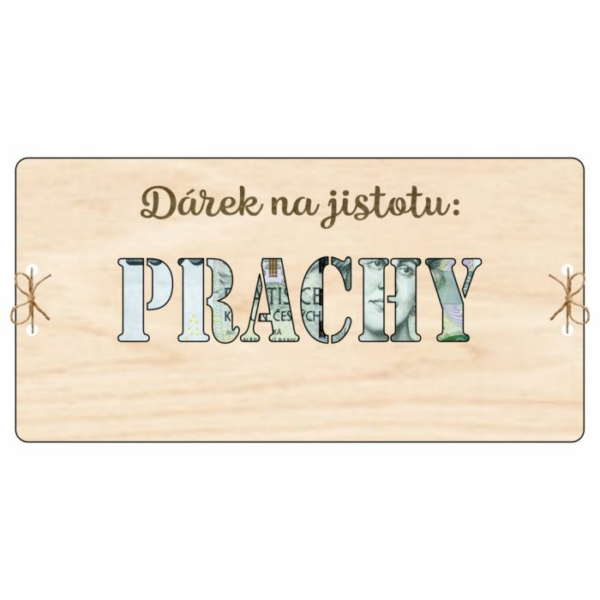 Kartička na peníze – PRACHY: Dárek na jistotu