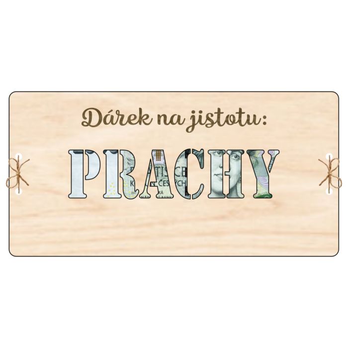 Kartička na peníze – PRACHY: Dárek na jistotu Kartička na peníze – PRACHY: Dárek na jistotu