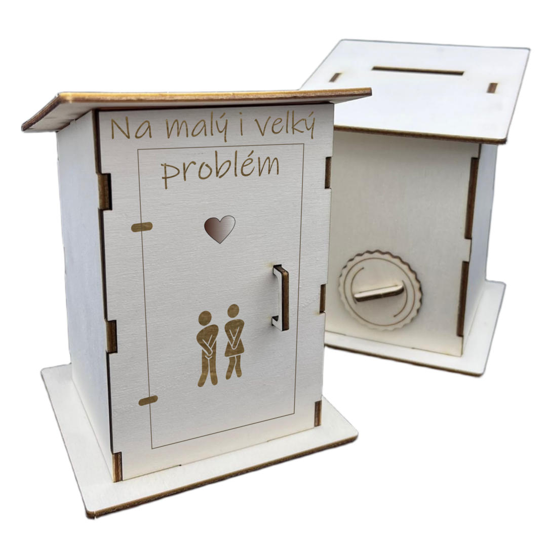 Pokladnička kadibudka – Na malý i velký problém Pokladnička kadibudka – Na malý i velký problém