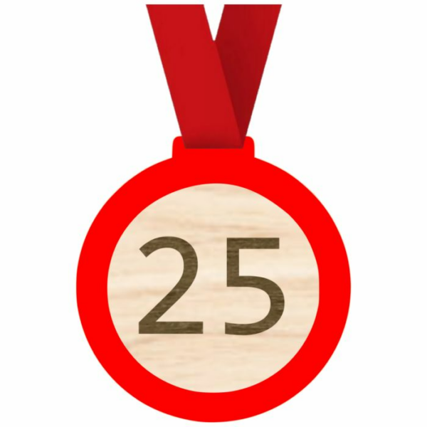Narozeninová medaile – 25