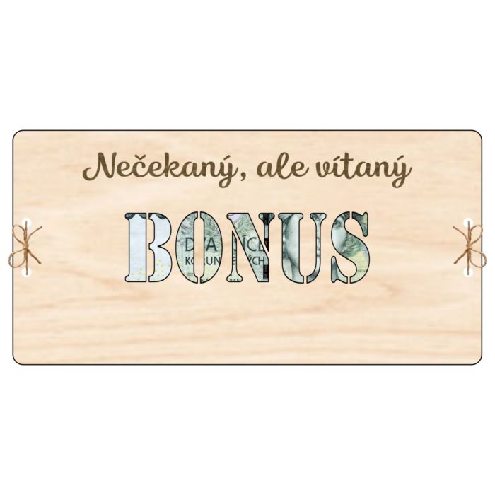 Kartička na peníze – BONUS: Nečekaný ale vítaný Kartička na peníze – BONUS: Nečekaný ale vítaný