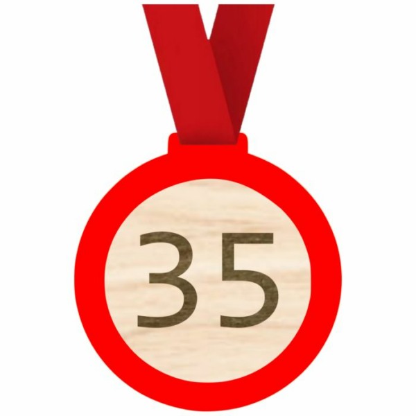 Narozeninová medaile – 35