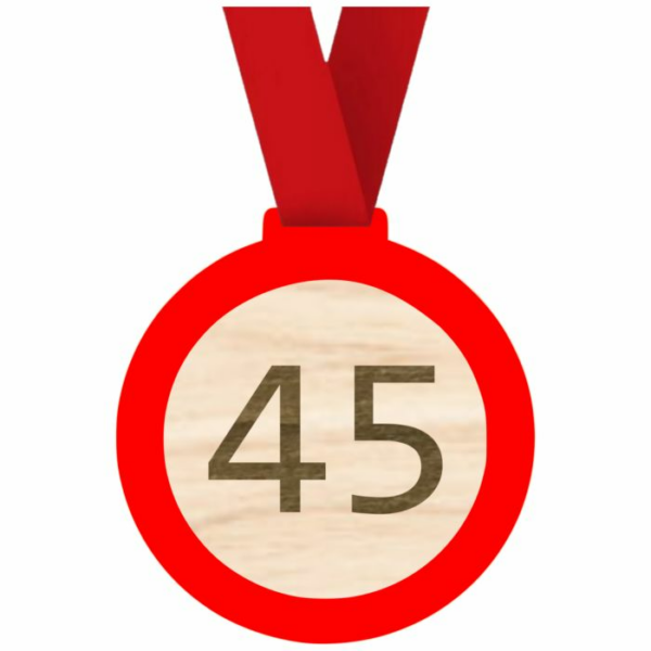 Narozeninová medaile – 45