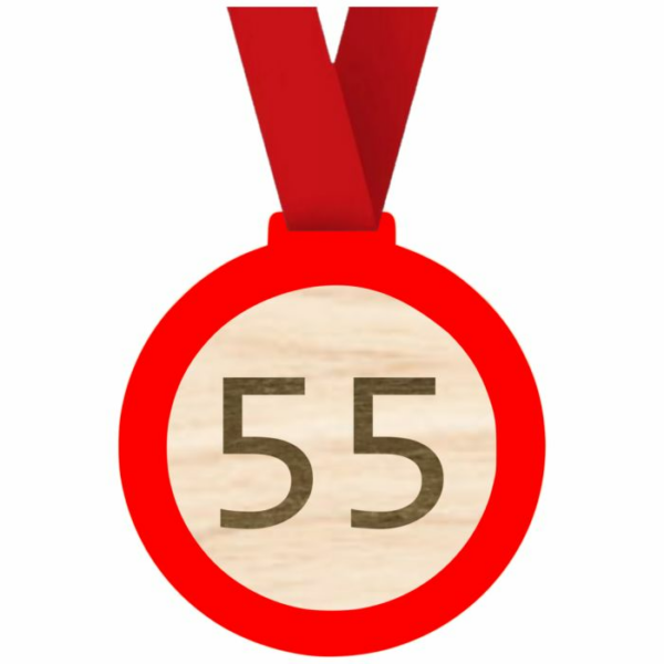 Narozeninová medaile – 55