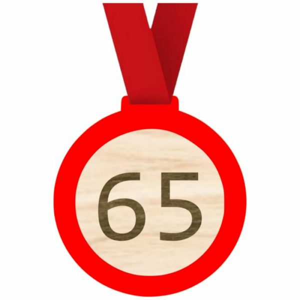 Narozeninová medaile – 65