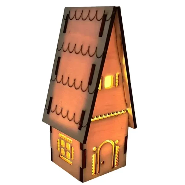 Vánoční dřevěná chaloupka