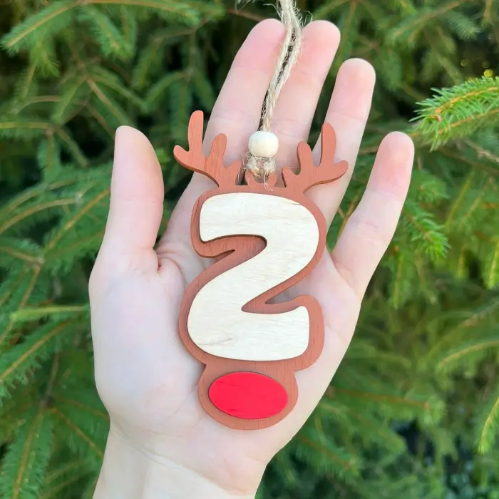 Dřevěné Vánoční písmenko - Z Dřevěné Vánoční písmenko - Z