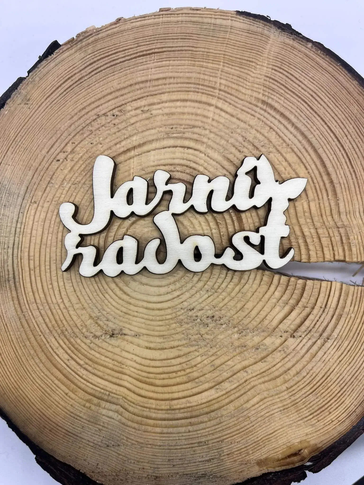 Dřevěný nápis - Jarní radost Dřevěný nápis - Jarní radost