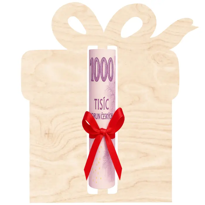 Vánoční ozdoba na peníze – Dáreček Vánoční ozdoba na peníze - Dáreček