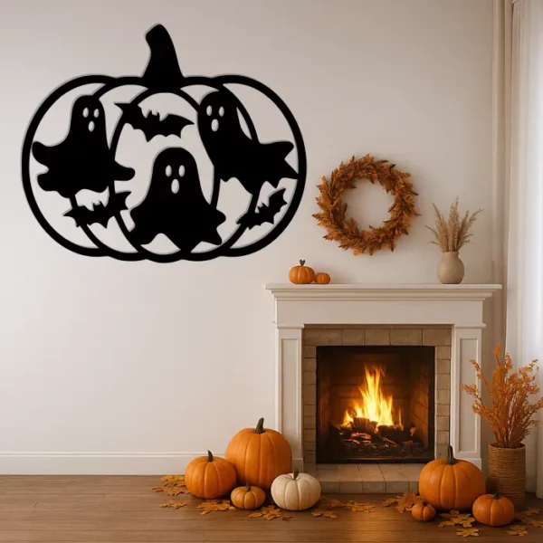 Dekorace Halloween na zeď – Duchové