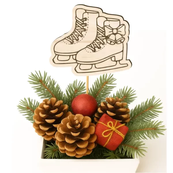 Zápich do truhlíků - Lední brusle