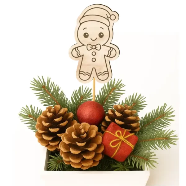 Zápich do truhlíků - Perníček s čepičkou