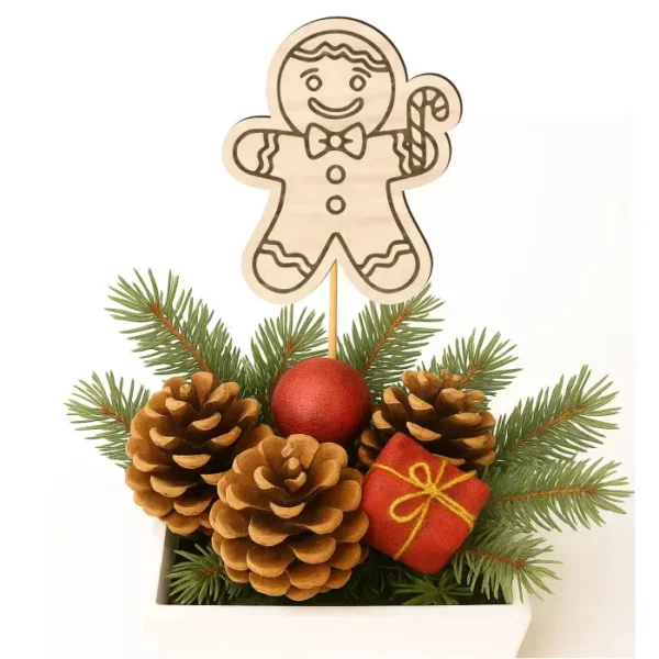 Zápich do truhlíků - Perníček s lízátkem