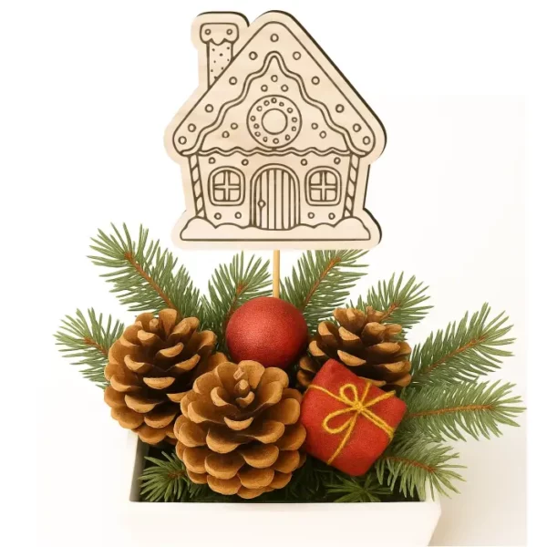 Zápich do truhlíků - Perníková chaloupka