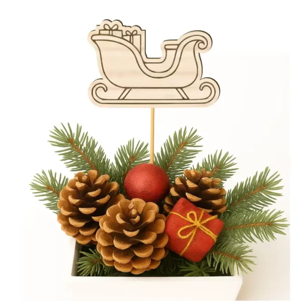 Zápich do truhlíků - Sáně