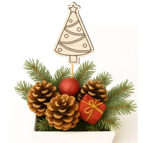 Zápich do truhlíků - Strom s hvězdou