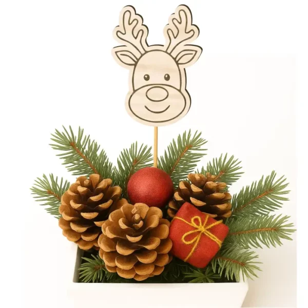 Zápich do truhlíků - Usměvavý sobík