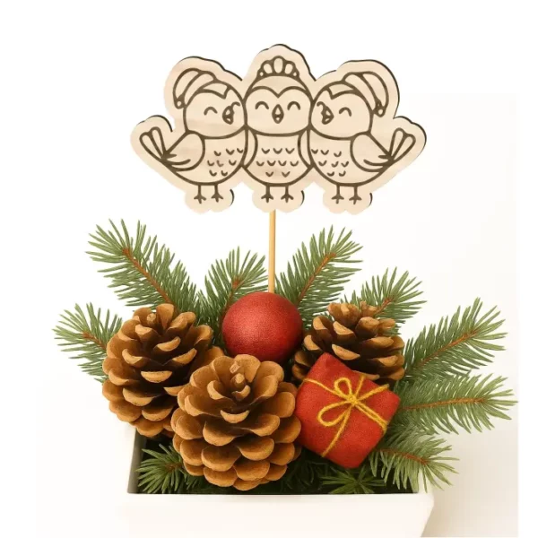 Zápich do truhlíků - Zpívající ptáčci