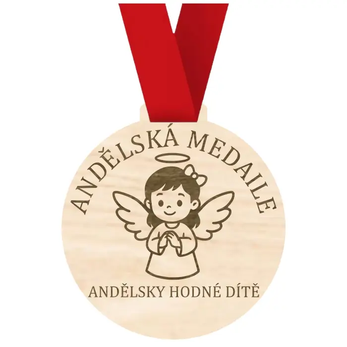 Mikulášská medaile - Andělka Mikulášská medaile - andělka