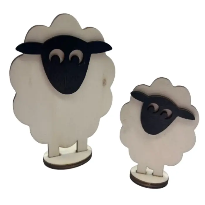 Dřevěné roztomilé ovečky Dřevěné roztomilé ovečky