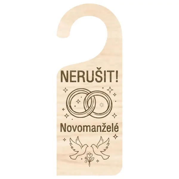 Visačka na kliku nerušit novomanžele