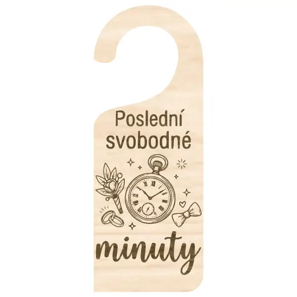 Visačka na kliku poslední svobodné minuty