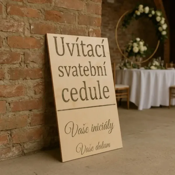 Svatební cedule
